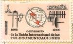 Stamps Spain -  U. I. Telecomunicaciones