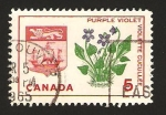 Stamps Canada -  violeta