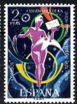 Sellos de Europa - Espa�a -  Centenario de la Union Postal Universal. Alegorias.