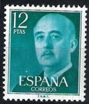 Stamps Spain -  General Franco.