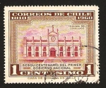 Stamps Chile -  150 anivº del primer gobierno nacional, tribunal del consulado