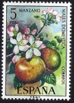 Stamps Spain -  Flora, Manzano, Malus domestica.