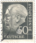 Stamps Germany -  Theodor Heuss