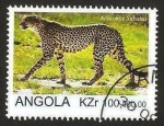 Sellos de Africa - Angola -  pantera