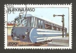 Stamps : Africa : Burkina_Faso :  tren