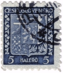 Sellos de Europa - Checoslovaquia -  Escudo