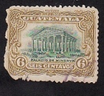 Stamps : America : Guatemala :  U.P.U. 1902 Palacio de Minerva