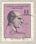 Sellos de Asia - Turqua -  Mustafa Kemal Atatürk Presidente de Turquía