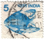 Stamps India -  Peces. India