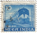 Stamps India -  Locomotora eléctrica