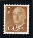 Sellos de Europa - Espa�a -  1955 General Franco Edifil 1144