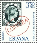 Sellos de Europa - Espaa -  ESPAÑA 1969 1923 Sello Nuevo Dia Mundial del Sello Yv1574 Corvera 10 reales 1851