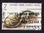 Stamps Spain -  Lagarto Verde