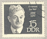 Stamps Europe - Germany -  DDR Emanuel Lasker  1868-1941