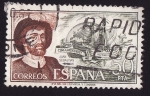 Stamps Spain -  Juan Sevastian el Cano