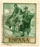 Stamps Spain -  Tipos Manchegos (Sorolla)