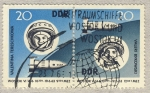 Stamps Germany -  DDR astronautas ValentinaTereschowa-Valeri Bykowski