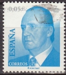 Stamps : Europe : Spain :  ESPAÑA 2002 3858 Sello Serie Básica Rey Juan Carlos I 0,05€ usado
