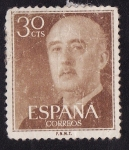 Stamps Spain -  Francisco Franco