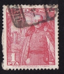 Stamps Spain -  Francisco Franco