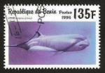 Sellos de Africa - Benin -  cetaceo