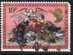 Stamps United Kingdom -  Angel y pastores.