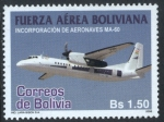 Sellos del Mundo : America : Bolivia : Incorporacion de aeronaves MA-60