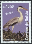 Sellos del Mundo : America : Bolivia : Aves de Bolivia - Pando