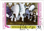 Stamps Mongolia -  Ovejas de Mongolia