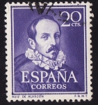 Stamps Spain -  Ruiz de  Alarcôn