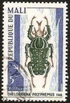 Stamps : Africa : Mali :  escarabajo