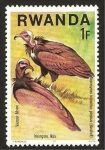 Sellos de Africa - Rwanda -  buitres