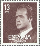 Stamps Spain -  ESPAÑA 1981 2599 Sello Nuevo Básica Rey D. Juan Carlos I 13pts Yvert2233 Michel2489