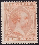 Stamps Puerto Rico -  Alfonso XIII