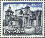 Stamps Spain -  ESPAÑA 1986 2836 Sello Nuevo Paisajes y Monumentos Catedral de Ciudad Rodrigo (Salamanca)