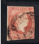 Stamps Spain -  Edifil  48  Reinado de Isabel II  