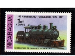 Sellos de America - Nicaragua -  Locomotora de pasajeros y carga 4-6-0