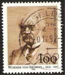 Sellos de Europa - Alemania -  werner von siemens, ingeniero e industrial