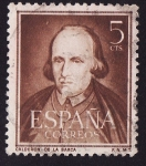 Stamps Spain -  Literatos