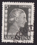 Stamps Argentina -  Eva Peron