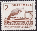 Stamps : America : Guatemala :  Centro Cultural Miguel Ángel Asturias