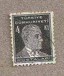 Stamps Turkey -  Kemal Ataturk