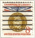 Stamps United States -  USA 1960 Scott 1169 Sello Campeones de la Libertad Giuseppe Garibaldi usado