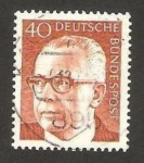 Stamps Germany -  510 - Presidente G. Heinemann