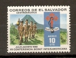 Sellos de America - El Salvador -  SCOUTS