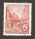 Stamps Germany -  317 B - Avenida Stalin en Berlin