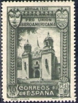 Stamps Spain -  ESPAÑA 1930 569 Sello Nuevo Pro Union Iberoamericana Sevilla Pabellon de Colombia 10c