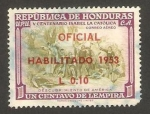 Stamps Honduras -  V centº isabel la catolica