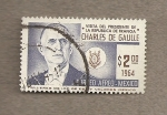 Sellos de America - Mxico -  visita de Charles de Gaulle a Méjico