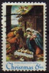 Sellos de America - Estados Unidos -  USA 1970 Scott 1414 Sello Navidad Christmas usado